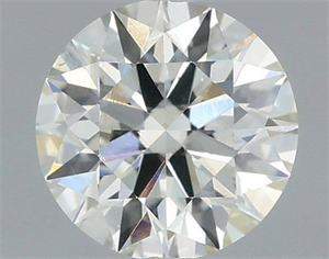 Picture of Natural Diamond 0.51 Carats, Round with Excellent Cut, J Color, VS1 Clarity and Certified by IGI