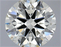Natural Diamond 0.50 Carats, Round with Excellent Cut, J Color, SI1 Clarity and Certified by IGI