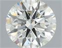 Natural Diamond 0.54 Carats, Round with Excellent Cut, J Color, VS2 Clarity and Certified by IGI