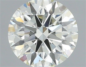 Picture of Natural Diamond 0.54 Carats, Round with Excellent Cut, J Color, VS2 Clarity and Certified by IGI