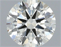 Diamante Natural 0.50 quilates, Redondo , Color J, claridad VS2 y certificado IGI