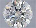Natural Diamond 0.50 Carats, Round with Excellent Cut, I Color, SI1 Clarity and Certified by IGI