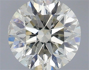 Foto Diamante Natural 0.50 quilates, Redondo , Color J, claridad SI2 y certificado IGI de