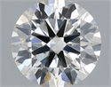 Natural Diamond 0.71 Carats, Round with Excellent Cut, H Color, VS1 Clarity and Certified by IGI