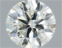 Natural Diamond 0.70 Carats, Round with Very Good Cut, I Color, SI1 Clarity and Certified by IGI