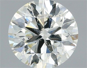 Picture of Natural Diamond 0.70 Carats, Round with Very Good Cut, I Color, SI1 Clarity and Certified by IGI