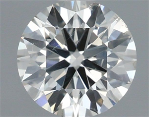Picture of Natural Diamond 0.70 Carats, Round with Excellent Cut, I Color, SI2 Clarity and Certified by IGI