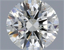 Natural Diamond 0.70 Carats, Round with Excellent Cut, I Color, SI2 Clarity and Certified by IGI