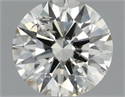 Natural Diamond 0.81 Carats, Round with Excellent Cut, I Color, SI2 Clarity and Certified by IGI