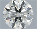 Natural Diamond 0.70 Carats, Round with Excellent Cut, I Color, SI1 Clarity and Certified by IGI