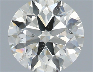 Picture of Natural Diamond 0.70 Carats, Round with Excellent Cut, I Color, SI1 Clarity and Certified by IGI