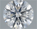Natural Diamond 0.90 Carats, Round with Excellent Cut, H Color, SI2 Clarity and Certified by GIA