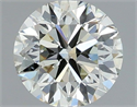 Natural Diamond 0.90 Carats, Round with Very Good Cut, J Color, SI1 Clarity and Certified by IGI