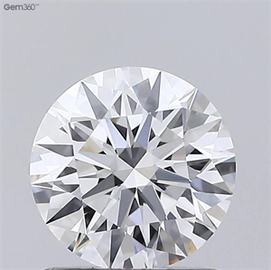 Picture of Lab Grown Diamond 1.07 Carats, Round with Ideal Cut, E Color, VVS2 Clarity and Certified by IGI