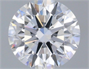 Lab Grown Diamond 1.02 Carats, Round with Ideal Cut, D Color, VVS2 Clarity and Certified by IGI