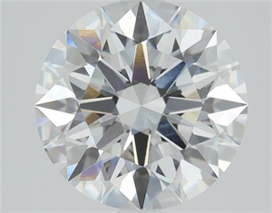 Picture of Lab Grown Diamond 1.10 Carats, Round with Ideal Cut, D Color, VS2 Clarity and Certified by IGI