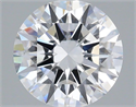 Lab Grown Diamond 3.03 Carats, Round with Excellent Cut, D Color, VVS1 Clarity and Certified by IGI