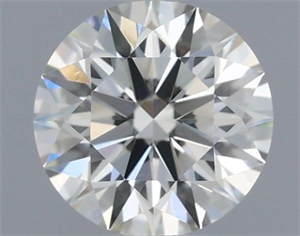 Picture of Natural Diamond 0.41 Carats, Round with Excellent Cut, L Color, VS1 Clarity and Certified by GIA