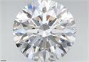 Natural Diamond 4.15 Carats, Round with Excellent Cut, D Color, VVS2 Clarity and Certified by GIA