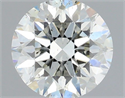 Natural Diamond 1.01 Carats, Round with Excellent Cut, I Color, SI2 Clarity and Certified by IGI
