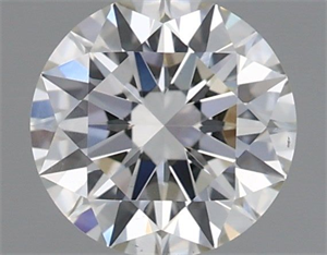 Picture of Natural Diamond 1.02 Carats, Round with Excellent Cut, I Color, VS2 Clarity and Certified by GIA