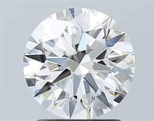 Foto Diamante Natural 1.51 quilates, Redondo , Color F, claridad IF y certificado IGI de