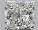 Natural Diamond 1.70 Carats, Princess with  Cut, L Color, VS1 Clarity and Certified by GIA