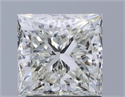 Diamante Natural 1.90 quilates, Princesa , Color H, claridad VS1 y certificado HRD