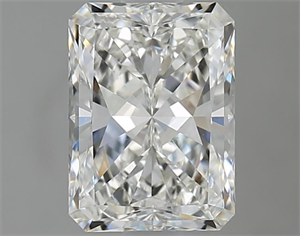 Picture of Natural Diamond 1.50 Carats, Radiant with  Cut, H Color, VS2 Clarity and Certified by GIA