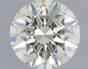 Picture of Natural Diamond 0.60 Carats, Round with Excellent Cut, L Color, SI1 Clarity and Certified by IGI