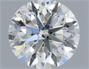 Diamante Natural 0.40 quilates, Redondo , Color I, claridad SI2 y certificado GIA
