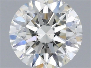 Foto Diamante Natural 0.41 quilates, Redondo , Color J, claridad SI1 y certificado GIA de