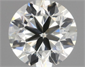 Natural Diamond 0.50 Carats, Round with Very Good Cut, M Color, VS1 Clarity and Certified by GIA