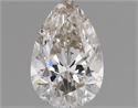 Natural Diamond 0.85 Carats, Pear with  Cut, I Color, SI1 Clarity and Certified by GIA