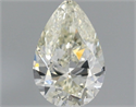 Natural Diamond 0.90 Carats, Pear with  Cut, L Color, I1 Clarity and Certified by GIA