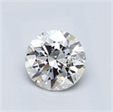 Natural Diamond 0.70 Carats, Round with Excellent Cut, G Color, SI1 Clarity and Certified by GIA