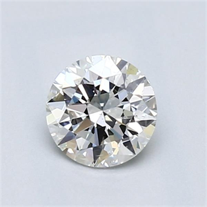 Picture of Natural Diamond 0.70 Carats, Round with Excellent Cut, G Color, SI1 Clarity and Certified by GIA