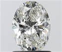 Diamante Natural 1.01 quilates, Ovalado , Color H, claridad SI1 y certificado IGI