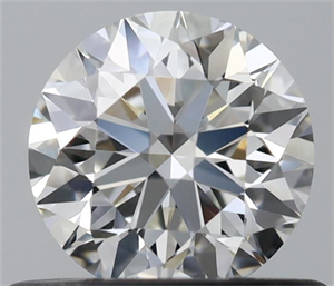 Foto Diamante Natural 0.51 quilates, Redondo , Color G, claridad VVS1 y certificado IGI de