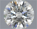Diamante Natural 0.52 quilates, Redondo , Color K, claridad VVS2 y certificado GIA
