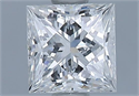 Natural Diamond 0.70 Carats, Princess with  Cut, G Color, SI2 Clarity and Certified by GIA