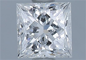 Picture of Natural Diamond 0.70 Carats, Princess with  Cut, G Color, SI2 Clarity and Certified by GIA