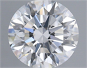 Lab Grown Diamond 2.01 Carats, Round with Ideal Cut, E Color, VS1 Clarity and Certified by IGI