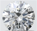 Diamante Natural 0.70 quilates, Redondo , Color F, claridad VS1 y certificado IGI