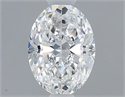 Natural Diamond 0.70 Carats, Oval with  Cut, D Color, VS1 Clarity and Certified by GIA