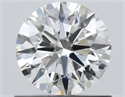 Natural Diamond 0.72 Carats, Round with Excellent Cut, J Color, VS2 Clarity and Certified by GIA