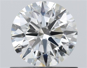 Picture of Natural Diamond 0.72 Carats, Round with Excellent Cut, J Color, VS2 Clarity and Certified by GIA