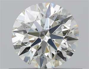 Foto Diamante Natural 0.56 quilates, Redondo , Color L, claridad SI1 y certificado GIA de