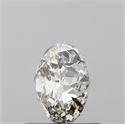 Natural Diamond 1.01 Carats, Round with Very Good Cut, I Color, I1 Clarity and Certified by IGI