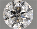Natural Diamond 1.00 Carats, Round with Very Good Cut, H Color, I1 Clarity and Certified by IGI